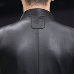 Leather Jacket // Black // Style 3 (M)