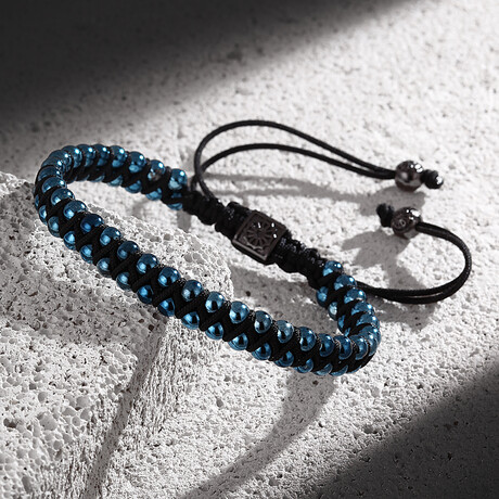 Natural Stone Bracelet // Blue