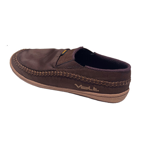 Heated Camp Slippers // Brown (XS)