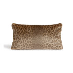 Signature Faux Fur Pillow // Vintage Leopard (Decorative)
