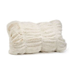 Couture Faux Fur Pillow // Ivory Mink (Decorative)