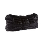 Couture Faux Fur Pillow // Onyx Mink (Decorative)