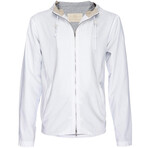 Hooded Zip Jacket // White (S)