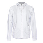 Hooded Zip Jacket // White (2XL)