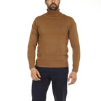 Jersey Roll neck // Camel (S)