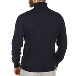 Jersey Roll neck // Blue Melange (S)