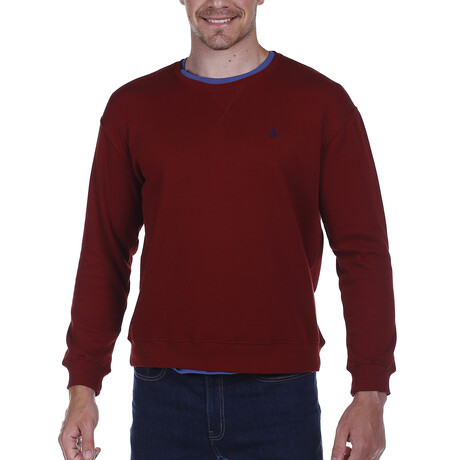 Crew Sweatshirt // Bordeaux (S)