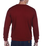 Crew Sweatshirt // Bordeaux (S)