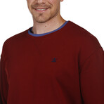 Crew Sweatshirt // Bordeaux (S)