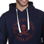 Kangaroo Sweatshirt // Navy (S)