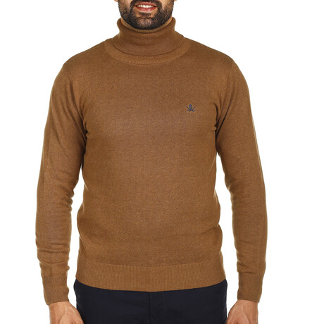 Jersey Roll neck // Camel (S)