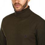 Jersey Roll neck // Khaki (S)