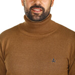 Jersey Roll neck // Camel (S)