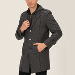 Paris Overcoat // Patterned Gray (Small)