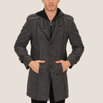 Paris Overcoat // Patterned Gray (Medium)