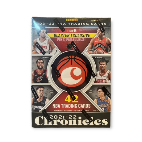2021-22 Panini Chronicles NBA Basketball Blaster Box // Chasing Rookies (Mobley, Cunningham, Barnes Etc.) // Sealed Box Of Cards