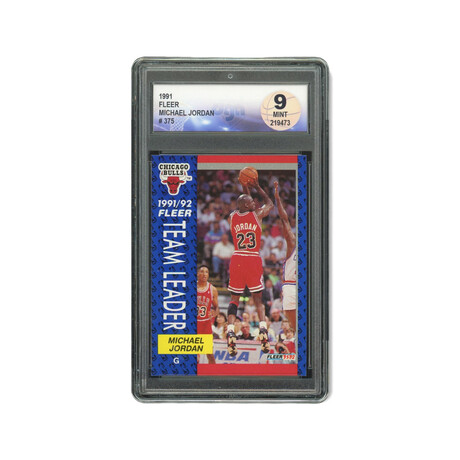 Michael Jordan // 1991 Fleer // DGA 9 Mint