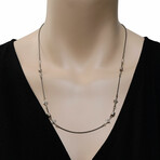 New World Sterling Silver Necklace // 20"-22" // Store Display