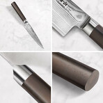 Serrated Utility Knife + Sheath // 5"
