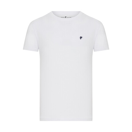 Francis Round Neck T-Shirt // White (S)