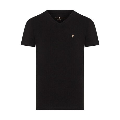 Bennett V-Neck T-Shirt // Black (S)