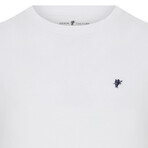 Francis Round Neck T-Shirt // White (2XL)