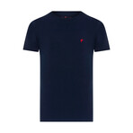 Zane Round Neck T-Shirt // Navy (2XL)
