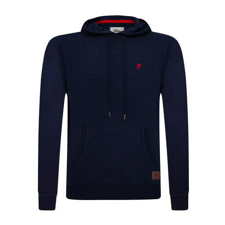 Daniel Hoodie Sweatshirt // Navy (S)