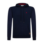 Daniel Hoodie Sweatshirt // Navy (3XL)