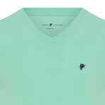 August V-Neck T-Shirt // Mint (2XL)