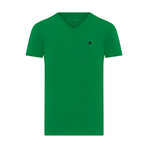 Dean V-Neck T-Shirt // Green (3XL)