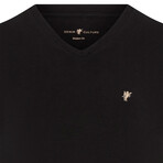 Bennett V-Neck T-Shirt // Black (3XL)