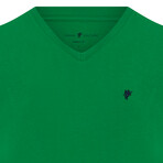Dean V-Neck T-Shirt // Green (3XL)
