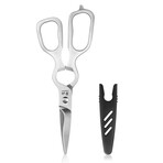 Stainless Satin Kitchen Shears + Guard