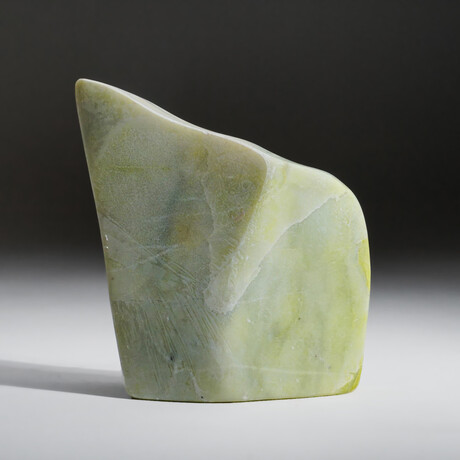 Genuine Polished Apple Green Jade Freeform v.5