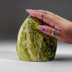 Genuine Polished Apple Green Jade Freeform v.1