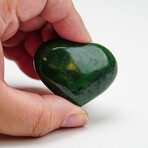 Genuine Polished Nephrite Jade Heart