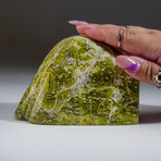 Genuine Polished Apple Green Jade Freeform v.3