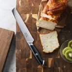 Bread Knife + Walnut Box // 8"