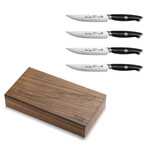 Steak Knife Set + Walnut Box // 4 Pieces