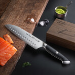 Santoku Knife + Walnut Box // 7"