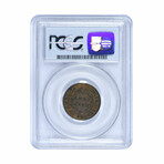 1834 Classic Head Half Cent // PCGS Certified AU58 // Deluxe Collector's Pouch