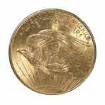 1908 $20 Gold St Gaudens Double Eagle // PCGS Certified MS65+ // Wood Presentation Box