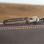 The Pallavi Pencil Case - Makeup Bag // Dark Brown