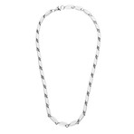 Jean Claude Jewelry // 22" Stainless Steel Link Chain // Silver