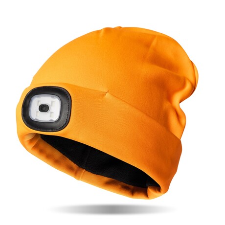 Sportsman Rechargeable LED Beanie // Blaze Orange