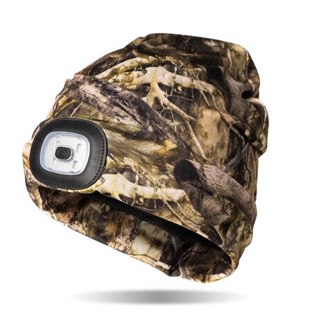 Sportsman Rechargeable LED Beanie // Camouflage