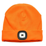 Sportsman Rechargeable LED Beanie // Blaze Orange