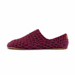 Icelandic Wool + Bamboo Slippers // Mulberry (S)