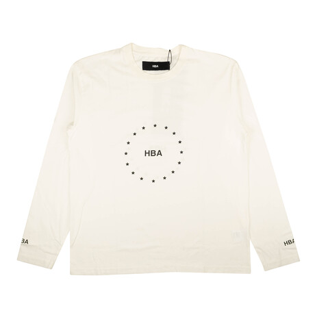 Star Long Sleeve T-Shirt // White (S)